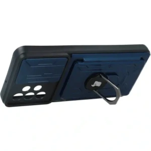 Wholesale Bizon Case Camshield Card Slot Ring Samsung Galaxy A23 5G / 4G navy blue - BIZ7353 - {ean13} - Hurt