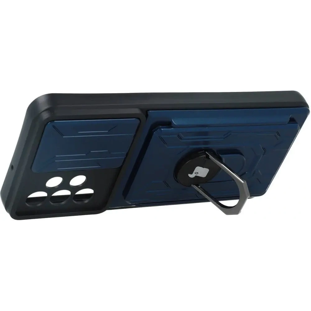 Hurtownia GSM - Bizon Case Camshield Kártyahely Gyűrű Samsung Galaxy A23 5G / 4G sötétkék - BIZ7353 - {ean13} - Hurt