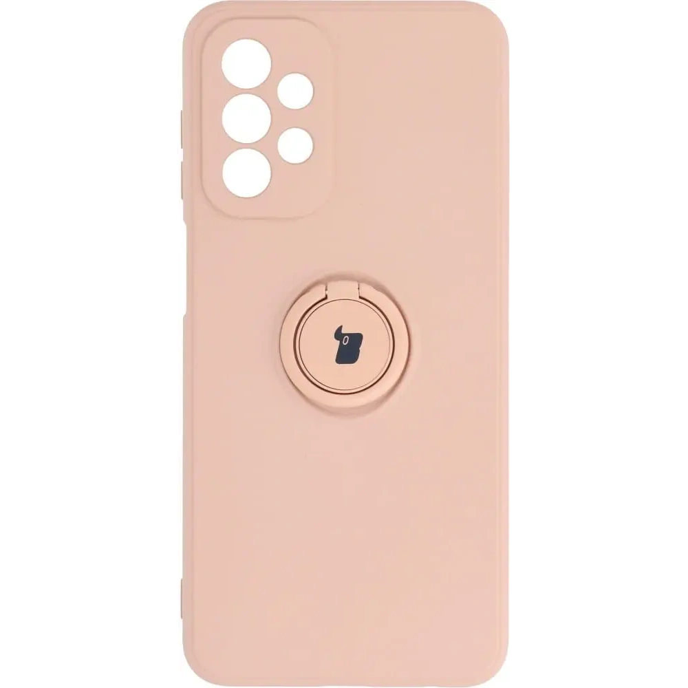 Hurtownia GSM - Etui Bizon Case Silicone Ring do Samsung Galaxy A23 5G / 4G jasnoróżowe - BIZ7355 - {ean13} - Hurt