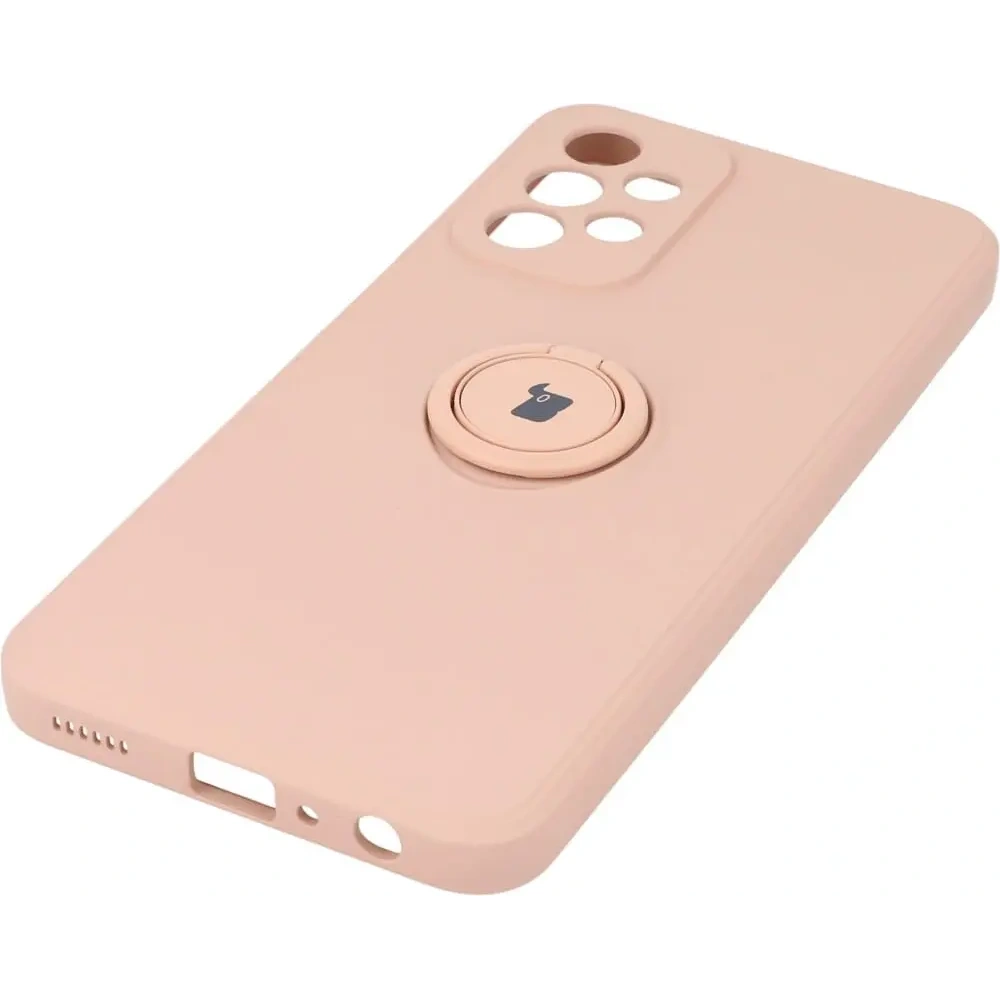 Hurtownia GSM - Etui Bizon Case Silicone Ring do Samsung Galaxy A23 5G / 4G jasnoróżowe - BIZ7355 - {ean13} - Hurt