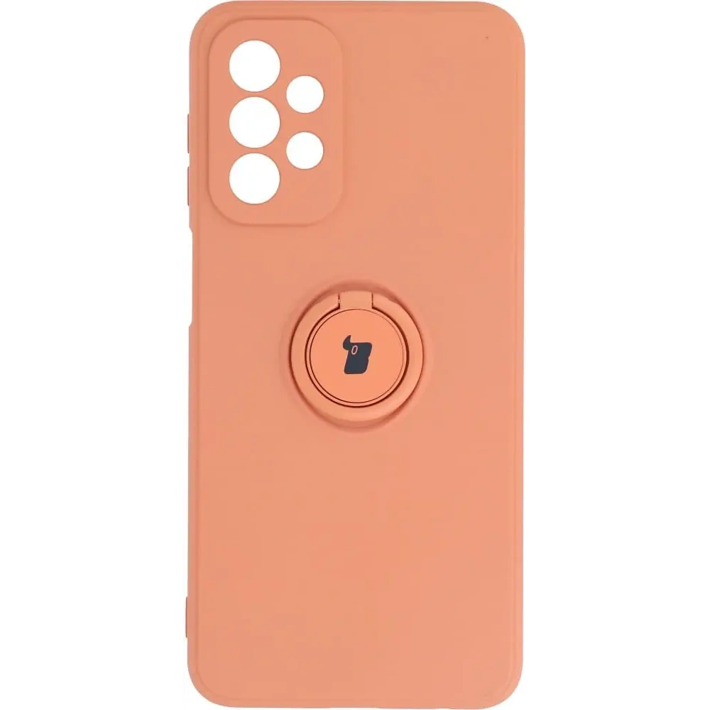 Hurtownia GSM - Etui Bizon Case Silicone Ring do Samsung Galaxy A23 5G / 4G pomarańczowe - BIZ7356 - {ean13} - Hurt