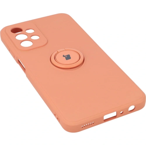 Etui Bizon Case Silicone Ring do Samsung Galaxy A23 5G / 4G pomarańczowe