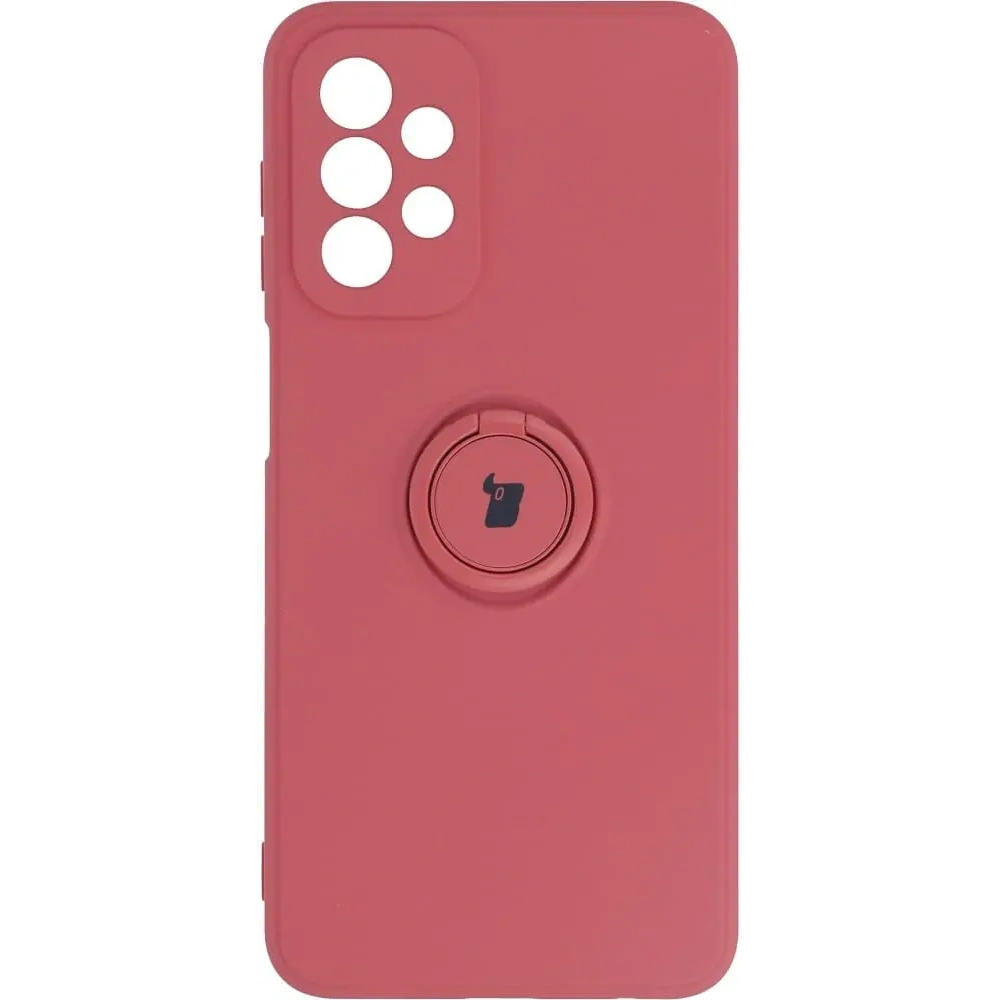 Hurtownia GSM - Etui Bizon Case Silicone Ring do Samsung Galaxy A23 5G / 4G brudny róż - BIZ7357 - {ean13} - Hurt