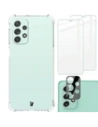 Bizon Case Clear Pack case + 2x screen glass + lens glass Samsung Galaxy A23 5G/4G clear