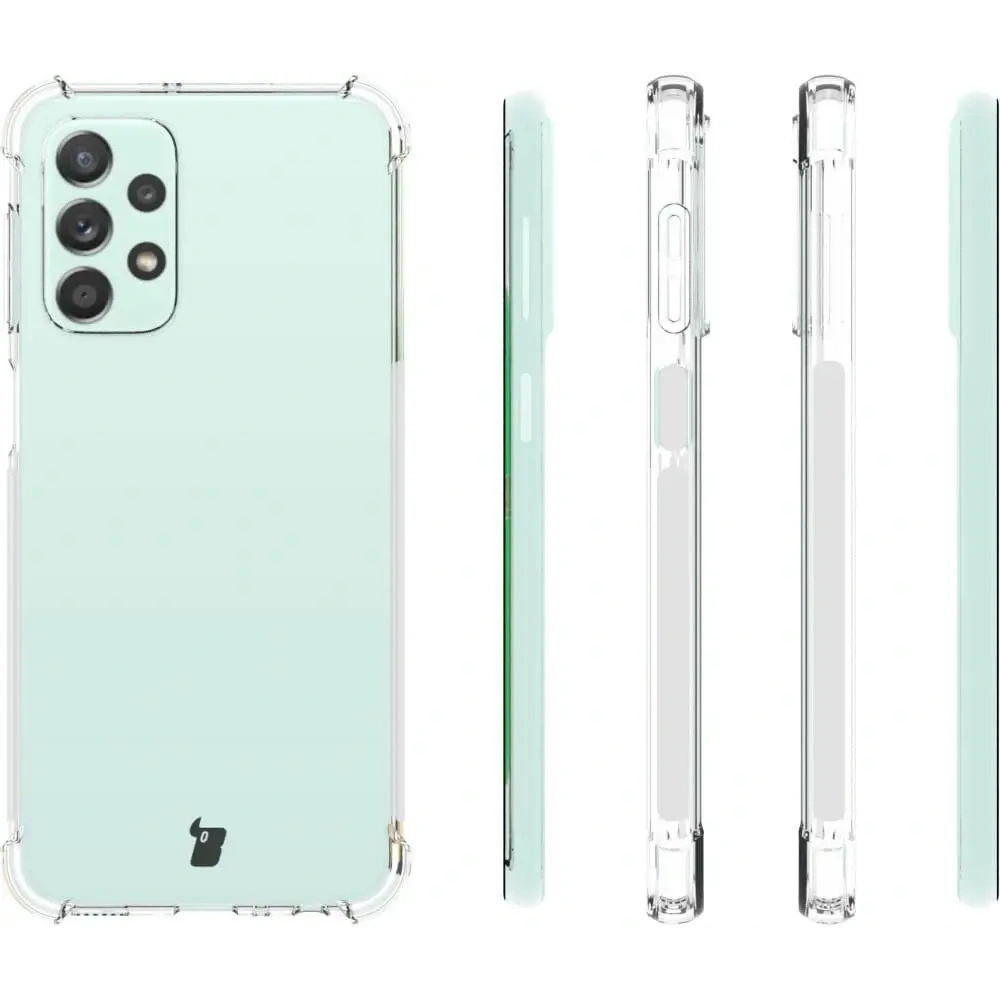 Hurtownia GSM - Etui + 2x sklo na displej + objektiv Bizon Case Clear Pack pro Samsung Galaxy A23 5G/4G průhledné - BIZ901 - {ean13} - Hurt