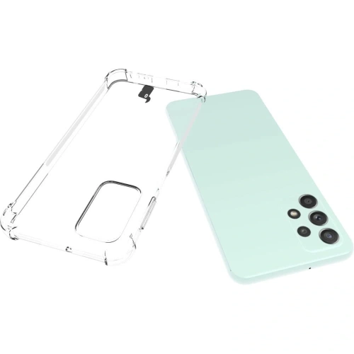 Etui + 2x szkło na ekran + obiektyw Bizon Case Clear Pack do Samsung Galaxy A23 5G/4G przezroczyste