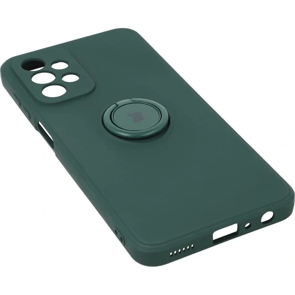 Hurtownia GSM - Etui Bizon Case Silicone Ring do Galaxy A23 5G / 4G, ciemnozielone - BIZ7360 - {ean13} - Hurt