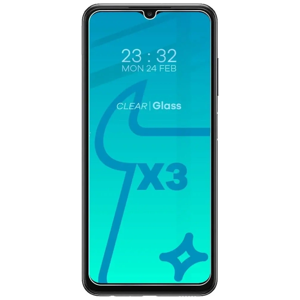 Hurtownia GSM - 3x Szkło na ekran + szkło na aparat BIZON Clear 2 do Samsung Galaxy A23 5G - BIZ7361 - {ean13} - Hurt