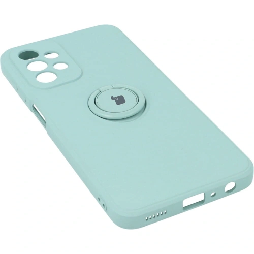Etui Bizon Case Silicone Ring do Samsung Galaxy A23 5G / 4G turkusowe