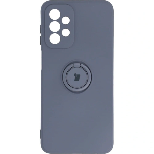 Etui Bizon Case Silicone Ring do Samsung Galaxy A23 5G / 4G szare