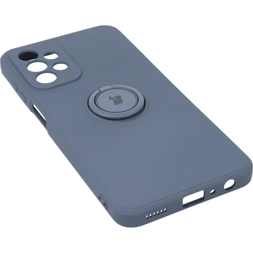 Etui Bizon Case Silicone Ring do Samsung Galaxy A23 5G / 4G szare