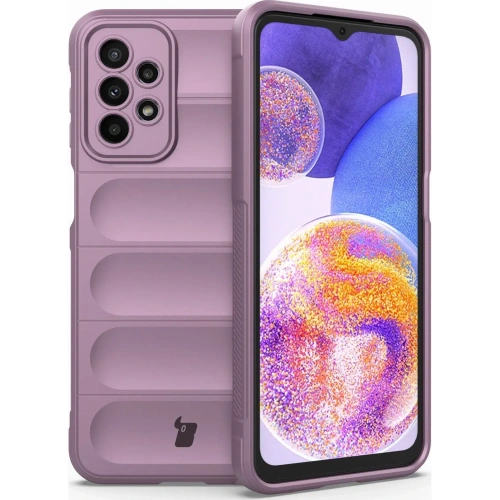 Pancerne etui Bizon Case Tur do Samsung Galaxy A23 4G / 5G jasnofioletowe