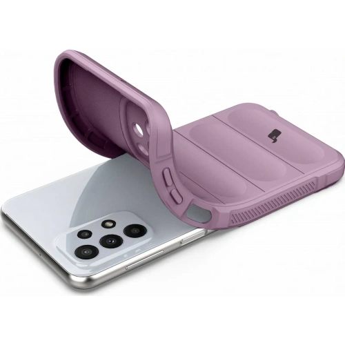 Pancerne etui Bizon Case Tur do Samsung Galaxy A23 4G / 5G jasnofioletowe