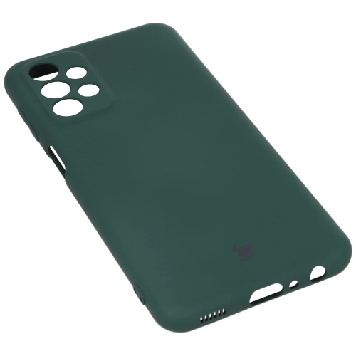 Etui Bizon Case Silicone do Samsung Galaxy A23 5G / 4G ciemnozielone