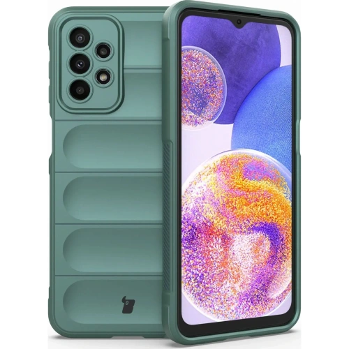 Pancerne etui Bizon Case Tur do Samsung Galaxy A23 4G / 5G ciemnozielone