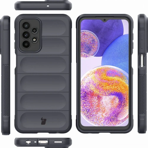 Pancerne etui Bizon Case Tur do Samsung Galaxy A23 4G / 5G szare