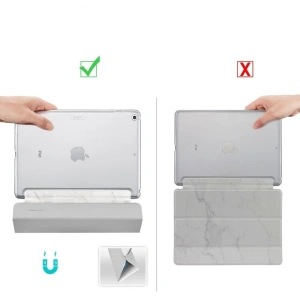 Hurtownia GSM - Etui ESR Marmor Apple iPad Air 10.5 2019 (3. Generation) Weiß - ESR062WHT - {ean13} - Hurt