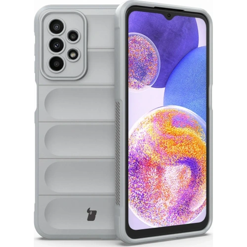 Pancerne etui Bizon Case Tur do Samsung Galaxy A23 4G / 5G jasnoszare