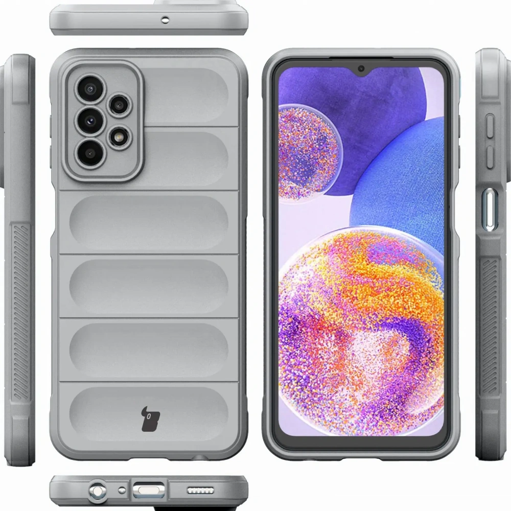 Hurtownia GSM - Pancerne etui Bizon Case Tur do Galaxy A23 4G / 5G, jasnoszare - BIZ7373 - {ean13} - Hurt