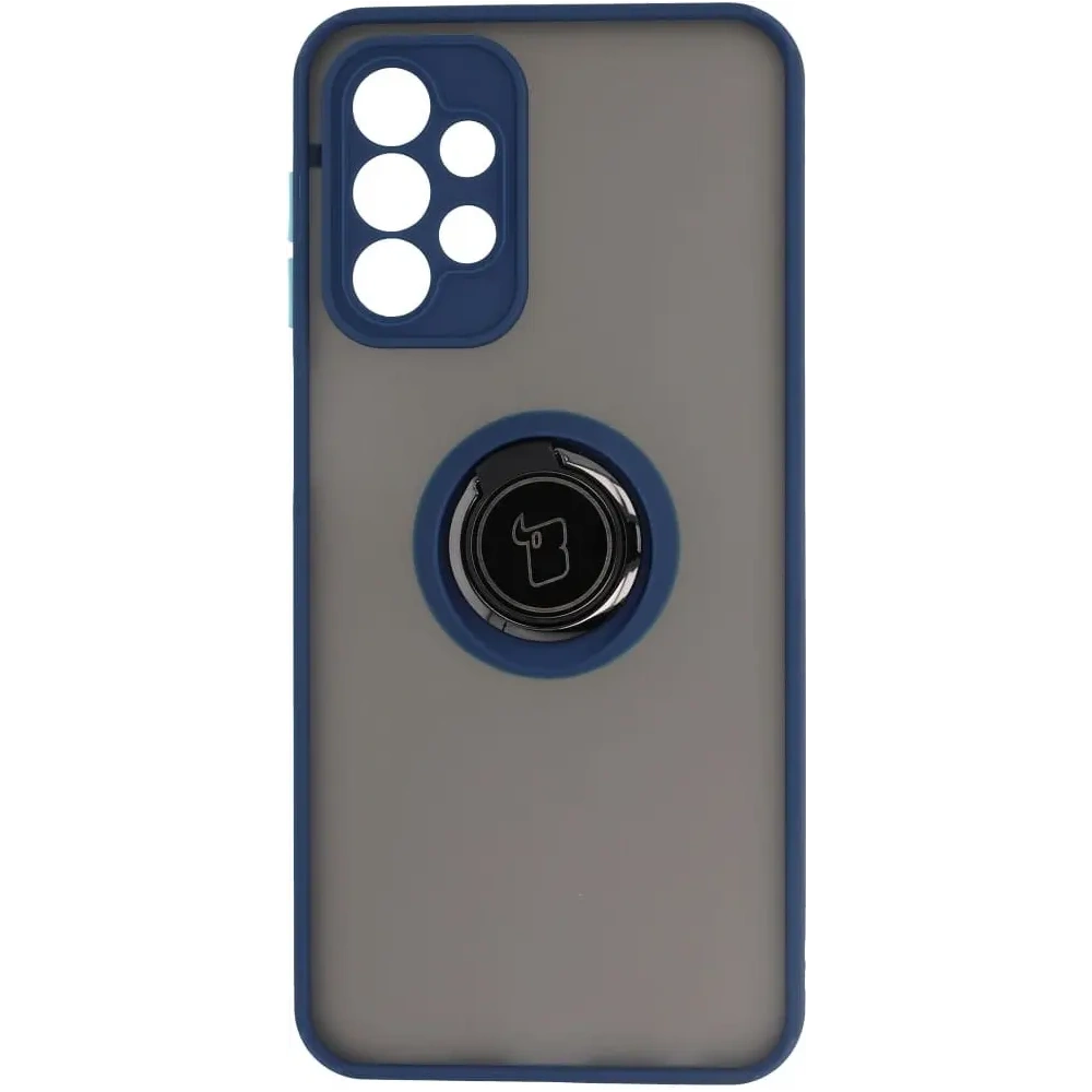 Wholesale Bizon Case Hybrid Ring Samsung Galaxy A23 4G / 5G smoky with a navy blue frame - BIZ7375 - {ean13} - Hurt