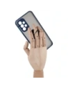 Wholesale Bizon Case Hybrid Ring Samsung Galaxy A23 4G / 5G smoky with a navy blue frame - BIZ7375 - {ean13} - Hurt