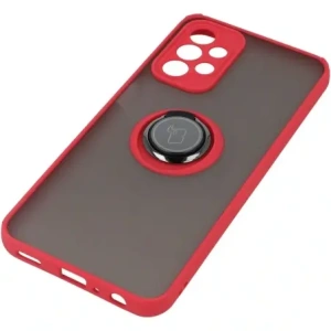 Hurtownia GSM - Bizon Case Hybrid Ring Samsung Galaxy A23 4G / 5G fumuriu cu un cadru roșu - BIZ7376 - {ean13} - Hurt