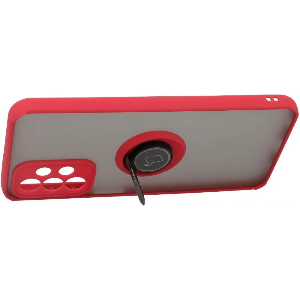 Wholesale Bizon Case Hybrid Ring Samsung Galaxy A23 4G / 5G smoky with a red frame - BIZ7376 - {ean13} - Hurt