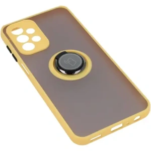 Hurtownia GSM - Bizon Case Hybrid Ring Samsung Galaxy A23 4G / 5G fumurie cu un cadru galben - BIZ7377 - {ean13} - Hurt