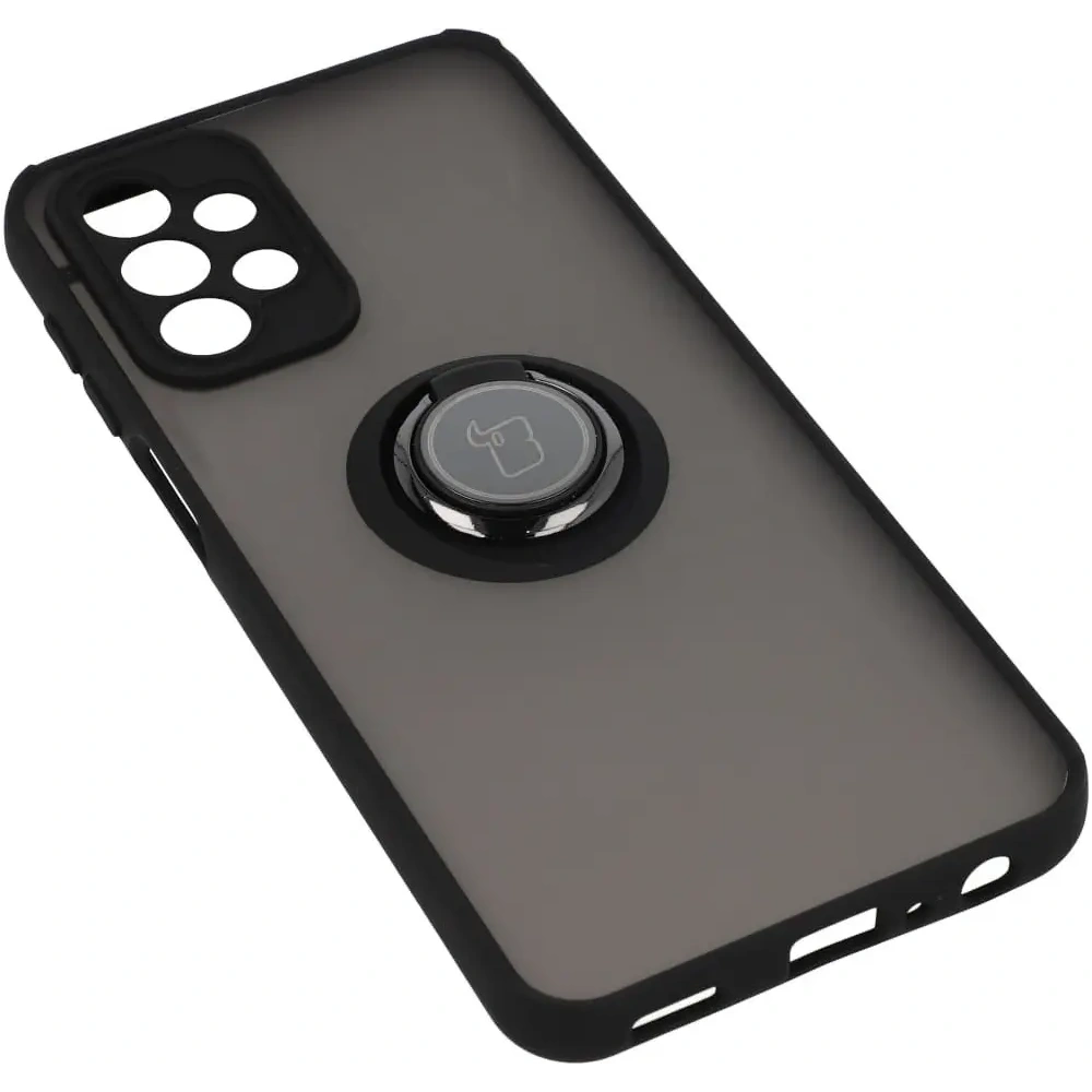 Wholesale Bizon Case Hybrid Ring Samsung Galaxy A23 4G / 5G smoky with a black frame - BIZ7378 - {ean13} - Hurt