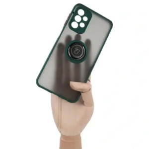 Hurtownia GSM - Bizon Case Hybrid Ring Samsung Galaxy A23 4G / 5G fumos cu un cadru verde închis - BIZ7381 - {ean13} - Hurt