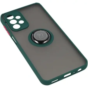 Hurtownia GSM - Bizon Case Hybrid Ring Samsung Galaxy A23 4G / 5G fumos cu un cadru verde închis - BIZ7381 - {ean13} - Hurt