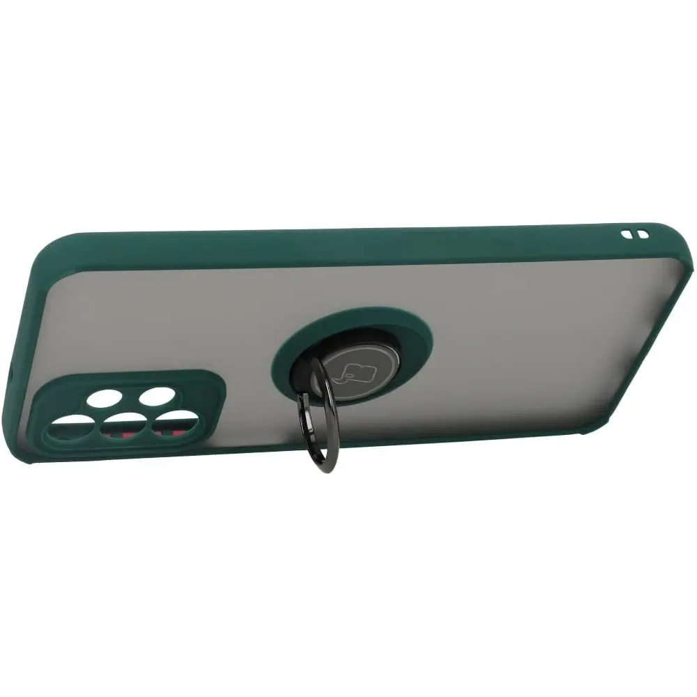 Hurtownia GSM - Bizon Case Hybrid Ring Samsung Galaxy A23 4G / 5G fumos cu un cadru verde închis - BIZ7381 - {ean13} - Hurt