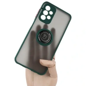 Hurtownia GSM - Bizon Case Hybrid Ring Samsung Galaxy A23 4G / 5G fumos cu un cadru verde închis - BIZ7381 - {ean13} - Hurt