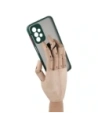 Wholesale Bizon Case Hybrid Ring Samsung Galaxy A23 4G / 5G smoky with a dark green frame - BIZ7381 - {ean13} - Hurt