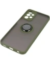 Hurtownia GSM - Etui z uchwytem na palec Bizon Case Hybrid Ring do Samsung Galaxy A23 4G / 5G przydymione z zieloną ramką - BIZ7383 - {ean13} - Hurt