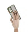 Hurtownia GSM - Etui z uchwytem na palec Bizon Case Hybrid Ring do Samsung Galaxy A23 4G / 5G przydymione z zieloną ramką - BIZ7383 - {ean13} - Hurt
