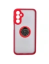 Hurtownia GSM - Bizon Case Hybrid Ring Samsung Galaxy A24 4G fumuriu cu un cadru roșu - BIZ939 - {ean13} - Hurt