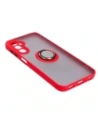 Hurtownia GSM - Bizon Case Hybrid Ring Samsung Galaxy A24 4G fumuriu cu un cadru roșu - BIZ939 - {ean13} - Hurt