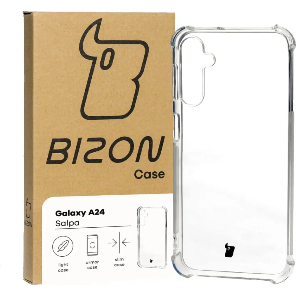 Hurtownia GSM - Bizon Case Salpa Samsung Galaxy A24 4G transparent - BIZ940 - {ean13} - Hurt