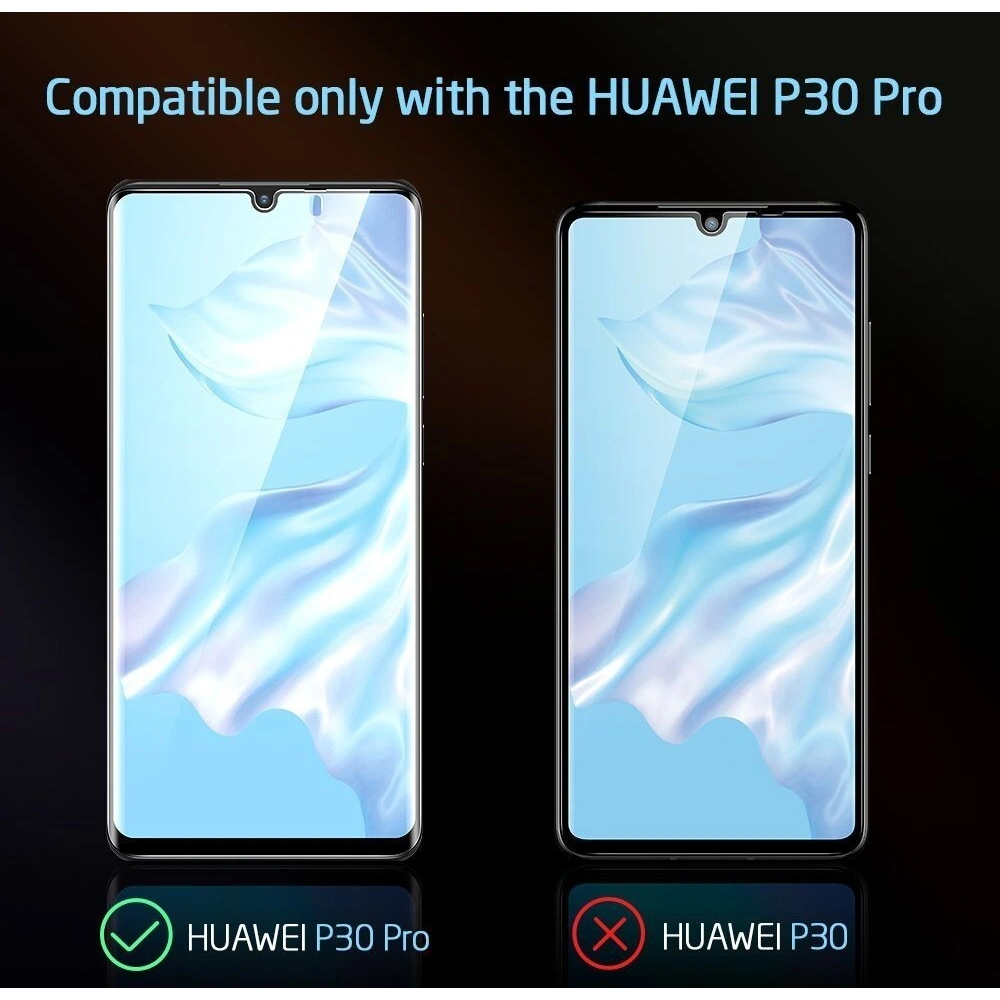 Hurtownia GSM - Szkło ESR Glass Huawei P30 Pro Black - ESR063BLK - {ean13} - Hurt
