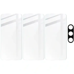 Hurtownia GSM - 3x Sklo na displej + sklo na fotoaparát BIZON Clear Pack pro Samsung Galaxy A24 - BIZ944 - {ean13} - Hurt