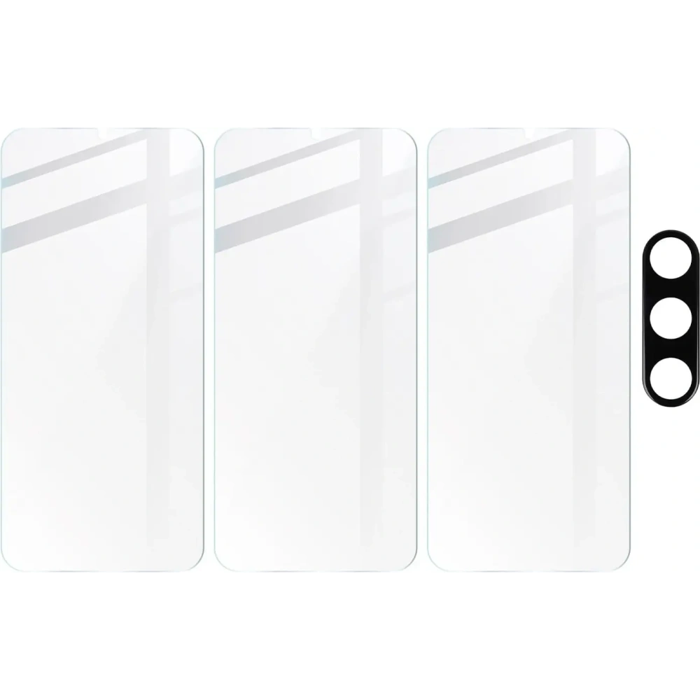 Hurtownia GSM - BIZON Clear Pack 3x sticlă pentru ecran + sticlă pentru cameră Samsung Galaxy A24 - BIZ944 - {ean13} - Hurt