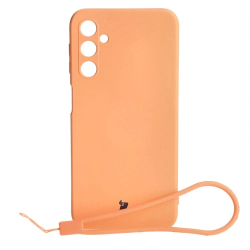Etui Bizon Case Silicone do Samsung Galaxy A24 pomarańczowe