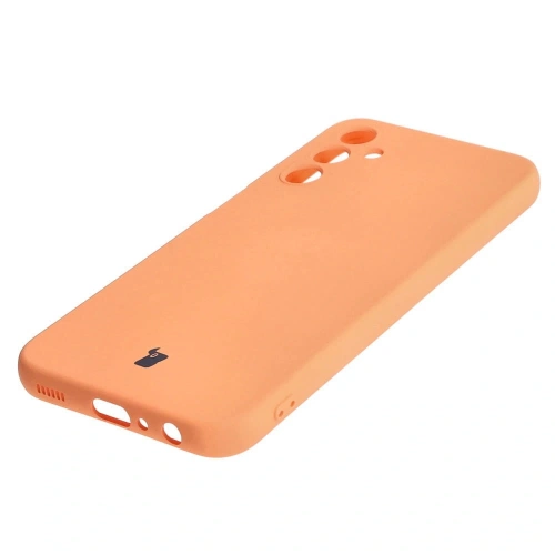 Etui Bizon Case Silicone do Samsung Galaxy A24 pomarańczowe