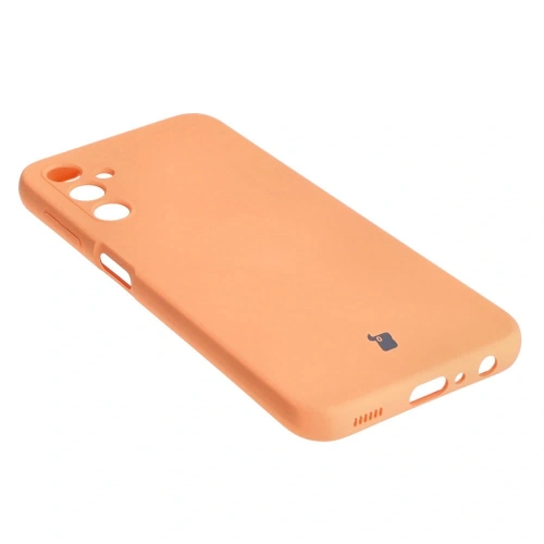 Etui Bizon Case Silicone do Samsung Galaxy A24 pomarańczowe