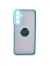 Hurtownia GSM - Bizon Case Hybrid Ring Samsung Galaxy A24 4G füstös színű, világoskék kerettel - BIZ946 - {ean13} - Hurt