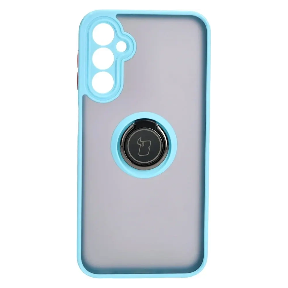 Hurtownia GSM - Bizon Case Hybrid Ring Samsung Galaxy A24 4G rauchig mit einem hellblauen Rahmen - BIZ946 - {ean13} - Hurt