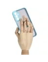 Hurtownia GSM - Bizon Case Hybrid Ring Samsung Galaxy A24 4G fumuriu cu un cadru bleu deschis - BIZ946 - {ean13} - Hurt