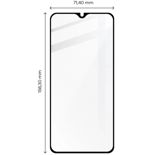 Szkło hartowane Bizon Glass Edge do Samsung Galaxy A24 4G czarne