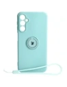 Bizon Case Inel din Silicon Sq Samsung Galaxy A24 turcoaz